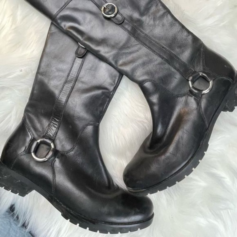 Rockport Ridding Boots Womens Black Size 9.5